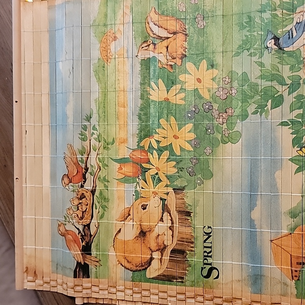 Vintage 1986 Reversible Scroll